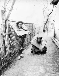 Chinesische Gefangene, ca. 1880